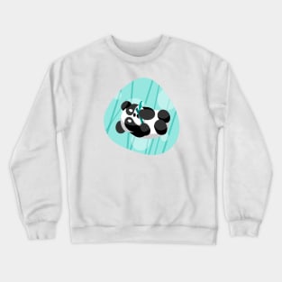 Panda & Bamboo (second background) Crewneck Sweatshirt